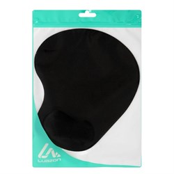 Коврик для мыши LuazON, подушка под руку, чёрный - фото 51367388