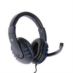 Наушники Defender Warhead G-160, игровые, микрофон, 3.5 мм, 2.5 м, черно-синий - фото 51367429