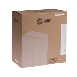 Шредер Cactus CS-SH-6-13-4X12 (P-4), фрагменты 4x12мм, 6 листов одн, скобы, пл.карты, 13л - фото 51368010