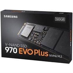 Накопитель SSD Samsung 970 EVO Plus M.2 2280 MZ-V7S500BW, 500Гб, PCI-E x4 - фото 51368106