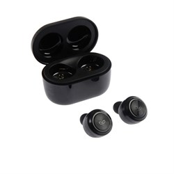 Наушники беспроводные LuazON VBT 1.21, вакуумные, Bluetooth 5.0, 300 мАч бокс, черные - фото 51368285