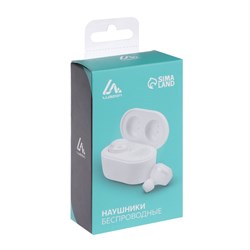 Наушники беспроводные LuazON VBT 1.21, вакуумные, Bluetooth 5.0, 300 мАч бокс, черные - фото 51368287