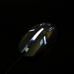Мышь Defender Cyber MB-560L, игровая, проводная, оптическая, подсветка, 3 кнопки, 1600 dpi, черная - фото 51368540