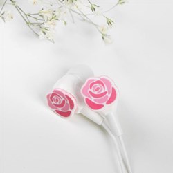 Наушники вакуумные, «Живи моментом», белые - фото 51368622