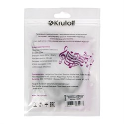 Наушники Krutoff HF-T83, вакуумные, микрофон, 106 дБ, 16 Ом, Jack 3.5 мм, кабель 1 м, чёрные - фото 51368655