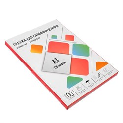 Пленка для ламинирования A3 303х426 мм, 125 мкм, 100 штук, глянцевые, Гелеос - фото 51368686