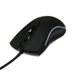 Мышь Qumo Onyx RGB M73, игровая, проводная, оптическая, 2400 dpi,  4 кнопки, USB,RGB, чёрная - фото 51368749