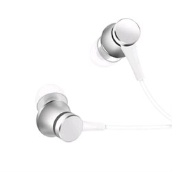 Наушники XIAOMI Mi In-Ear Headphones Basic, вакуумные, микрофон, серебристые (ZBW4355TY) - фото 51368792