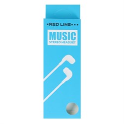 Наушники Red Line S1, вакуумные, 116 дБ, 32 Ом, 3.5 мм, 1.2 м, белые - фото 51369370