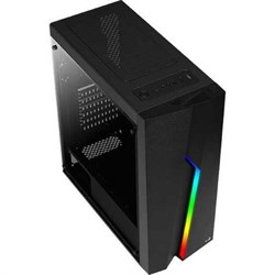 Корпус Aerocool Bolt A-BK-v1, без БП, ATX, Midi-Tower, черный - фото 51369564