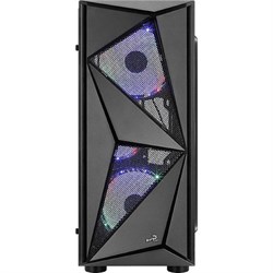 Корпус Aerocool Glider Cosmo-G-BK-v1, без БП, ATX, Midi-Tower, черный - фото 51369591