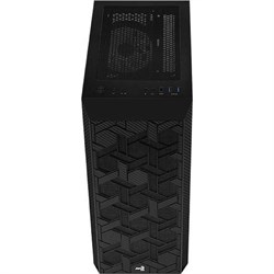 Корпус Aerocool Hive-G-BK-v2, без БП, ATX, Midi-Tower, черный - фото 51369602