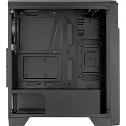 Корпус Aerocool Ore Saturn FRGB-G-BK-v1, без БП, ATX, Midi-Tower, черный - фото 51369623