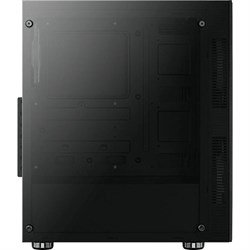 Корпус Aerocool Python-G-BK-v1, без БП, ATX, Midi-Tower, черный - фото 51369631