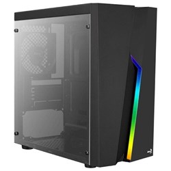 Корпус Aerocool Bolt Mini TG, без БП, mATX, Mini-Tower, черный - фото 51369867