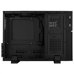 Корпус Aerocool Playa Slim, без БП, mATX, Mini-Tower, черный - фото 51369907