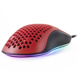 Мышь Arozzi FAVO, игровая, проводная, оптическая, 16000 dpi, красно-чёрная - фото 51369964