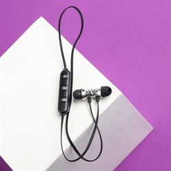 Беспроводные наушники на магните с микрофоном «Доминируй», мод. I11 ,9 х 13,5 см. - фото 51370155