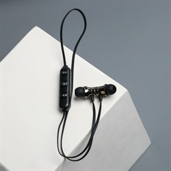 Беспроводные наушники на магните с микрофоном «Real man», мод. I12 ,9 х 13,5 см. - фото 51370163