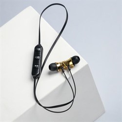 Беспроводные наушники на магните с микрофоном «Мрамор», мод. I13.9 х 13.5 см. - фото 51370171