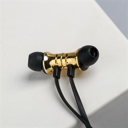 Беспроводные наушники на магните с микрофоном «Мрамор», мод. I13.9 х 13.5 см. - фото 51370174