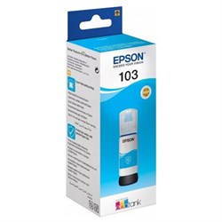 Чернила Epson 103C C13T00S24A голубой для Epson L3100/3110/3150 (65мл) - фото 51370199
