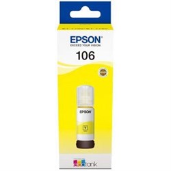 Чернила Epson 106Y C13T00R440 желтый для Epson L7160/7180 (70мл) - фото 51370204