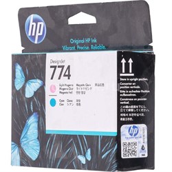 Картридж струйный HP 774 P2V98A светло-пурпурный/светло-голубой для HP DJ Z6810 (775мл) - фото 51370212