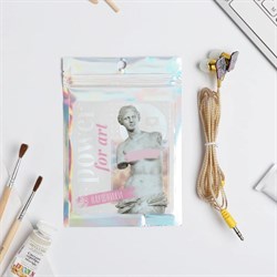 Наушники вакуумные в пакете Power for art, 10 х 15 см - фото 51370408