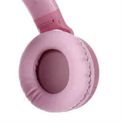 Наушники Hoco W27, беспроводные, накладные, микрофон, Bluetooth 5.0, 300 мАч, подсветка, розовые - фото 51370969