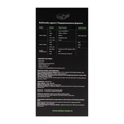 Проектор Cactus CS-PRE.09B.WVGA LCD,1200лм,1024х600,350:1, ресурс лампы:30000часов,USB,HDMI - фото 51370991