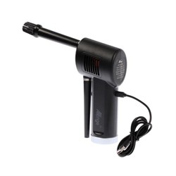 Воздуходувка для чистки компьютера и клавиатуры от пыли, беспроводная MR-02, 6000 мАч, чёрная - фото 51371057