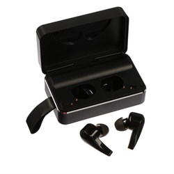 Наушники беспроводные VBT 1.29, TWS, вакуумные, Bluetooth 5.0, 3500 мАч, водонепроницаемые, чёрные - фото 51371206