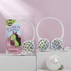 Наушники накладные «Нооовый год к нам мчится», с микрофоном - фото 51371251