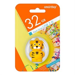 Флешка Smartbuy Wild series "Тигр", 32 Гб, USB 2.0, чт до 25 Мб/с, зап до 15 Мб/с - фото 51371301