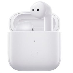 Наушники Xiaomi Redmi Buds 3, TWS, BT 5.2, шумоподавление, сенсор, IP54, 35/310 мАч, белые - фото 51371389