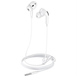 Наушники Hoco M1 Pro, проводные, вакуумные, микрофон, Jack 3.5, кабель 1.2 м, белые - фото 51371919