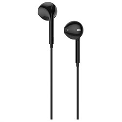 Наушники Hoco M55, проводные, вкладыши, микрофон, Jack 3.5, кабель 1.2 м, чёрные - фото 51371942