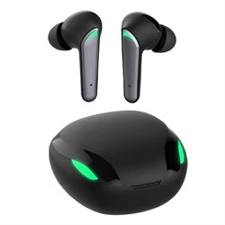 Наушники беспроводные TFN Rage, TWS, отклик 55 мс, Bluetooth 5.1, 30/300 мАч, сенсорные, чёрные - фото 51372005