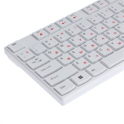 Клавиатура Smartbuy ONE 238, проводная, мембранная, 104 клавиши, USB, белая - фото 51372449