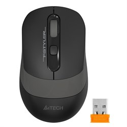 Мышь A4Tech Fstyler FG10S, беспроводная, оптическая, 2000 dpi, USB, чёрная - фото 51372535