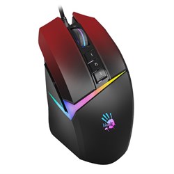Мышь A4Tech Bloody W60 Max, игровая, проводная, оптическая, 10000 dpi, USB, чёрная - фото 51372545