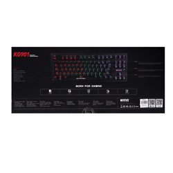Клавиатура MARVO KG901, игровая, проводная, механическая, 87 клавиш, USB, подсветка, черная - фото 51372585