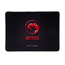 Коврик для мыши MARVO G46, игровой, 300x230x3 мм, чёрный - фото 51372603