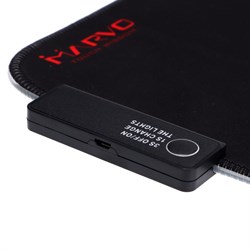 Коврик для мыши MARVO MG010, игровой, 800×305×4 мм, подсветка, чёрный - фото 51372614