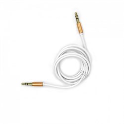 Кабель аудио AUX BYZ BL-613, Jack 3.5 мм(m)-Jack 3.5 мм(m), 1 м, белый - фото 51372823