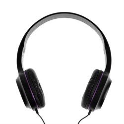 Комплект наушников Hoco W24, проводные, накладные + вакуумные, проводные, фиолетовые - фото 51373178