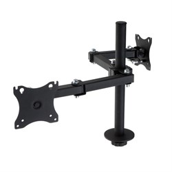 Кронштейн "РЭМО" К522, для монитора, 10"-32", 2 монитора до 16 кг, черный - фото 51373300
