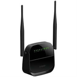 Wi-Fi роутер D-Link DSL-2750U (DSL-2750U/R1A), 300 Мбит/с, 4 порта 100 Мбит/с, чёрный - фото 51373432