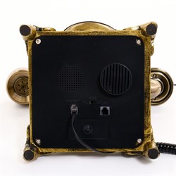 Ретро-телефон «Амес», громкая связь, 18×24×25 см, позолота - фото 51373467